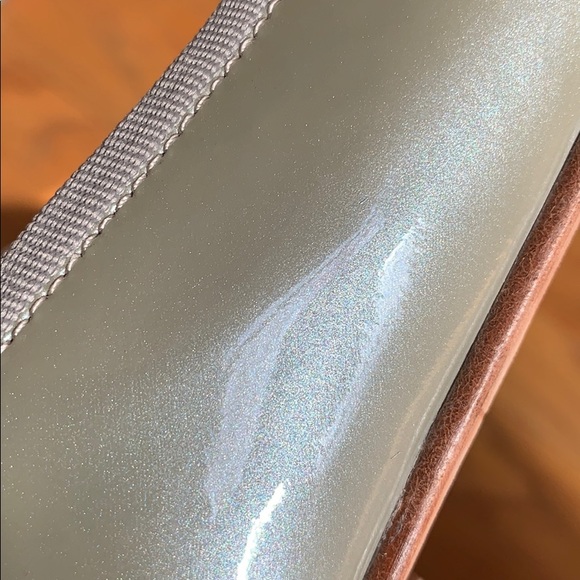 Chanel Dounble C Silver Grey Pearl Ballet Flats - Picture 6 of 8